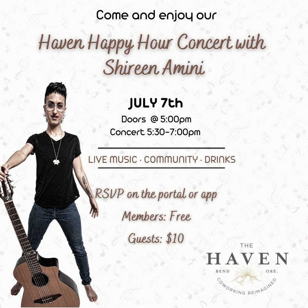 Haven Happy Hour Concert w/ Shireen Amini