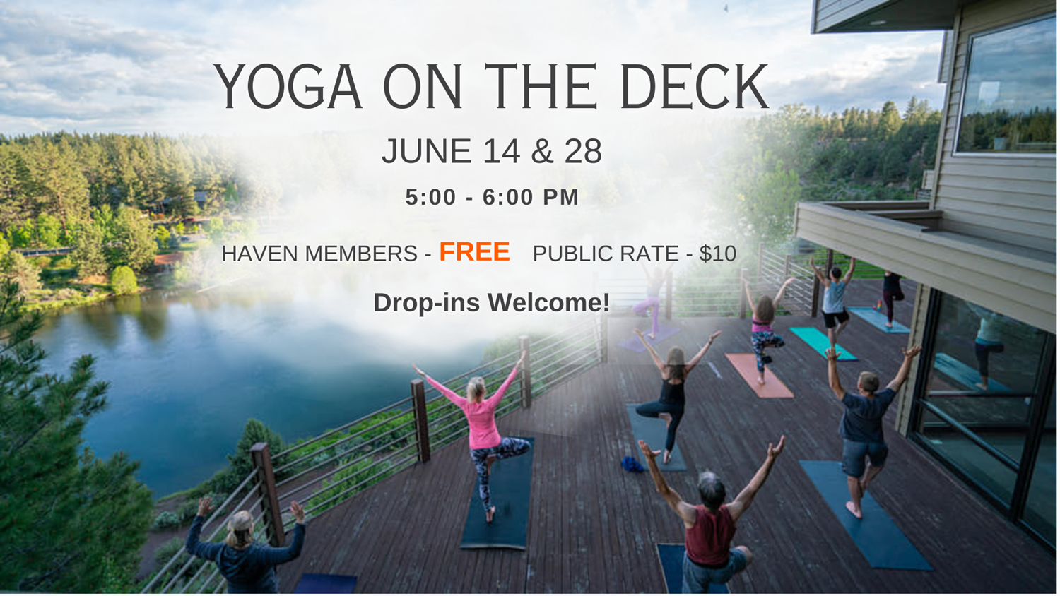 Yoga on The Deck- Free for members