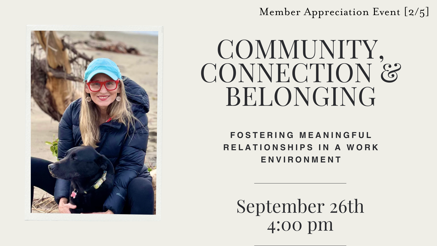 Community, Connection & Belonging Workshop