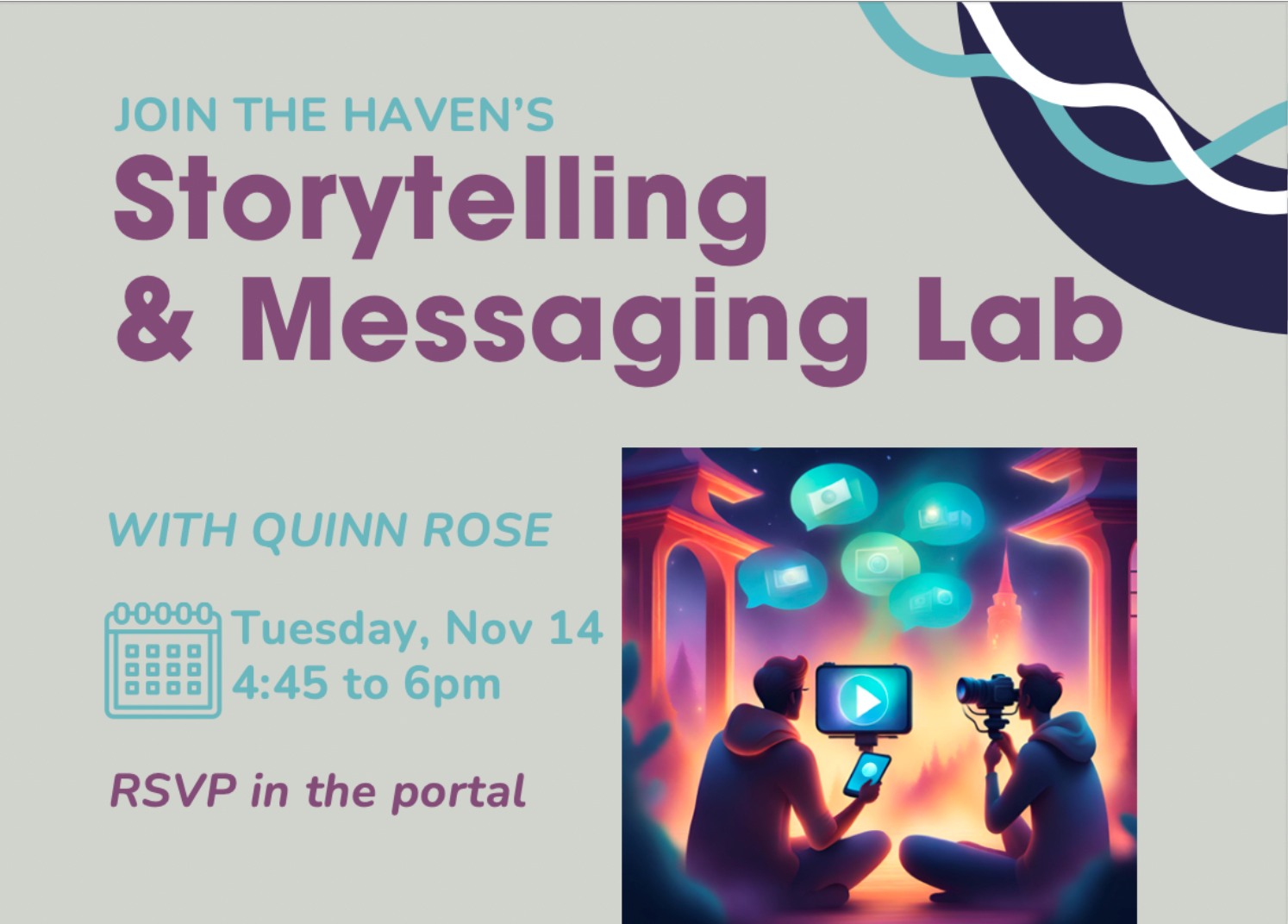 Storytelling & Messaging Lab with Quinn Rose - Part 2