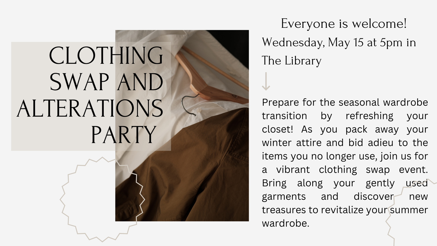 Clothing Swap and Alterations Party