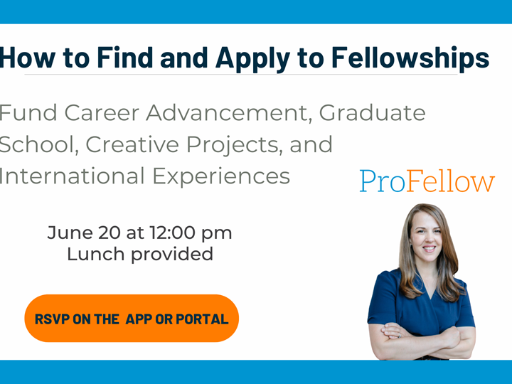 How to Find and Apply to Fellowships Workshop