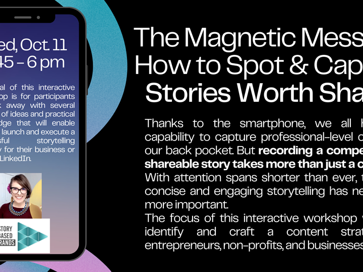 The Magnetic Message: How to Spot & Capture Stories Worth Sharing