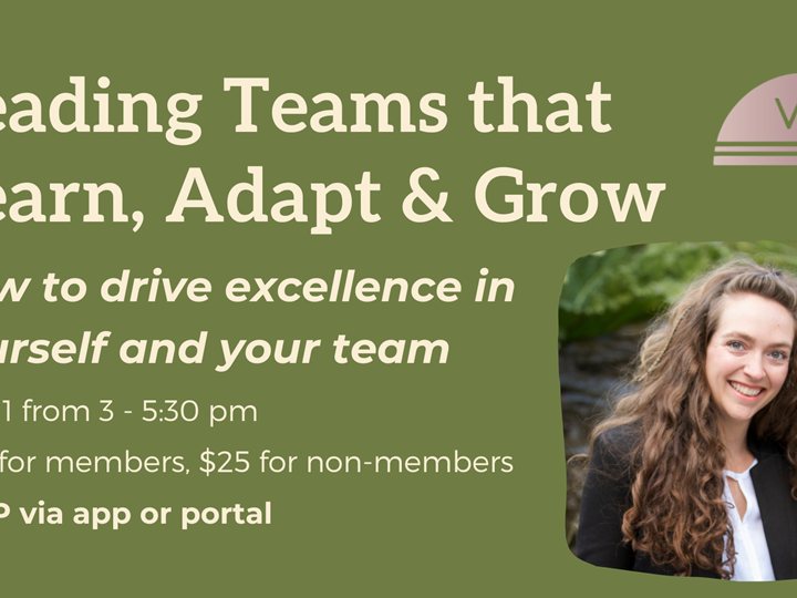 Leading Teams that Learn, Adapt & Grow 