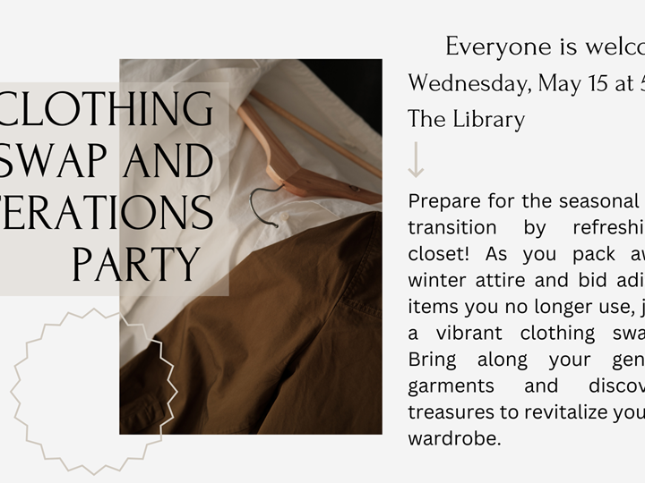 Clothing Swap and Alterations Party